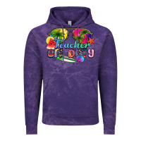 Cloud Purple teacher off duty Vintage Hoodie - Zillion Design Studio