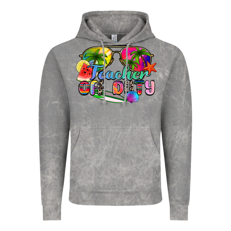 Teacher Off Duty Vintage Hoodie by Zillion Design Studio | Teevron