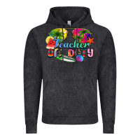 Vintage Black teacher off duty Vintage Hoodie - Zillion Design Studio