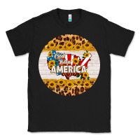 Black god bless america round coaster Classic Tee - HRA Design Shop