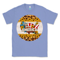 Colony Blue god bless america round coaster Classic Tee - HRA Design Shop