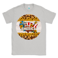 Moon Dust god bless america round coaster Classic Tee - HRA Design Shop