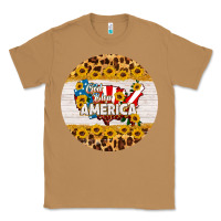 Toasted Coconut god bless america round coaster Classic Tee - HRA Design Shop