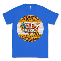 True Royal god bless america round coaster Classic Tee - HRA Design Shop