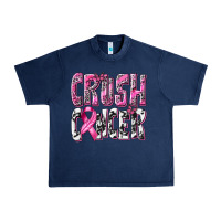 Navy Crush Cancer Urban Heavy Tee - texasbilliewilder