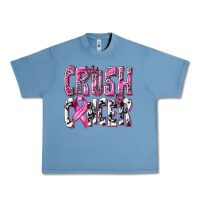 Pebble Blue Crush Cancer Urban Heavy Tee - texasbilliewilder