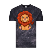 Cloud Black lion Vintage Tee - texasbilliewilder