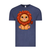 Vintage Denim lion Vintage Tee - texasbilliewilder