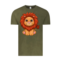 Vintage Olive lion Vintage Tee - texasbilliewilder
