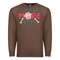 Chestnut less people more dogs Premium Sweatshirt - MaliasSmallBusiness