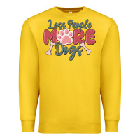 Lemon less people more dogs Premium Sweatshirt - MaliasSmallBusiness