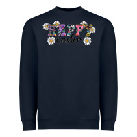 Navy happy easter daisys Heavyweight Sweatshirt - RanaPortraitStore