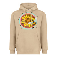 Mushroom bee and sunflower Heavyweight Hoodie - MaliasSmallBusiness
