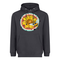 Bee And Sunflower Heavyweight Hoodie | Teevron