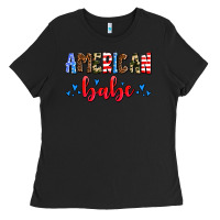 Black American babe Ladies Tee - AdoDesignShop