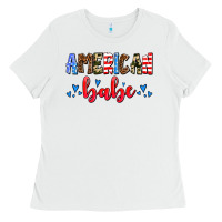 White American babe Ladies Tee - AdoDesignShop