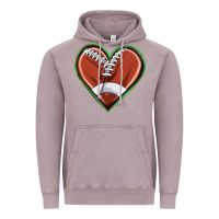 Vintage Zinc football heart Vintage Hoodie - texasbilliewilder