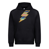 Black Yellow Aztec Patterned Lightning Urban Hoodie - Bettercallsaul