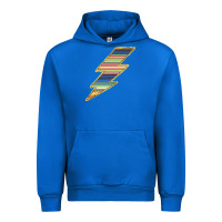 Cobalt Yellow Aztec Patterned Lightning Urban Hoodie - Bettercallsaul