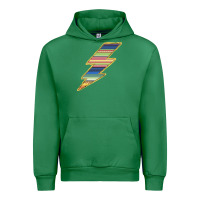 Emerald Yellow Aztec Patterned Lightning Urban Hoodie - Bettercallsaul