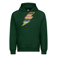 Foreset Green Yellow Aztec Patterned Lightning Urban Hoodie - Bettercallsaul