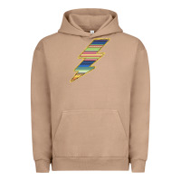 Pigment Burro Yellow Aztec Patterned Lightning Urban Hoodie - Bettercallsaul