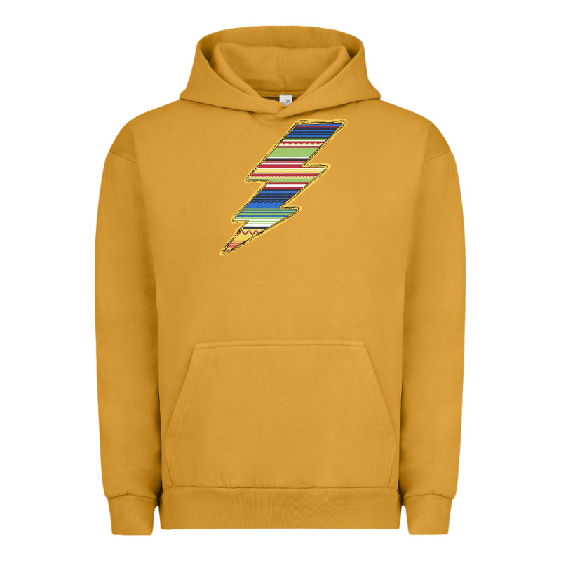 Yellow Aztec Patterned Lightning Urban Hoodie by Bettercallsaul | Teevron