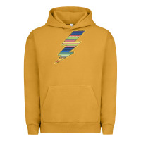 Pigment Peanut Butter Yellow Aztec Patterned Lightning Urban Hoodie - Bettercallsaul