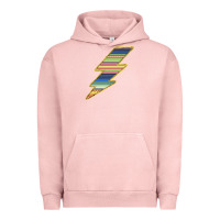 Pigment Salmon Yellow Aztec Patterned Lightning Urban Hoodie - Bettercallsaul