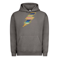Pigment Tornado Yellow Aztec Patterned Lightning Urban Hoodie - Bettercallsaul