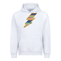 White Yellow Aztec Patterned Lightning Urban Hoodie - Bettercallsaul
