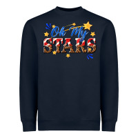 Navy oh my stars Heavyweight Sweatshirt - texasbilliewilder