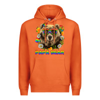 Carrot Papa Bear Pride LGBTQ+ Premium Hoodie - BundleAndBundleShop