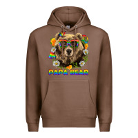 Chestnut Papa Bear Pride LGBTQ+ Premium Hoodie - BundleAndBundleShop