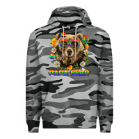 Slate Camo Papa Bear Pride LGBTQ+ Premium Hoodie - BundleAndBundleShop