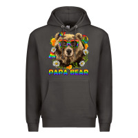 Smoke Papa Bear Pride LGBTQ+ Premium Hoodie - BundleAndBundleShop