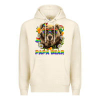 Tofu Papa Bear Pride LGBTQ+ Premium Hoodie - BundleAndBundleShop