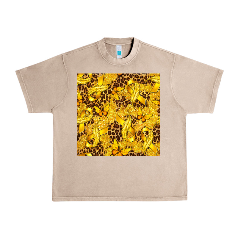 Childhood Cancer Butterfly Urban Heavy Tee by texasbilliewilder | Teevron