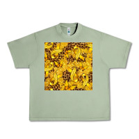 Oil Green Childhood Cancer Butterfly Urban Heavy Tee - texasbilliewilder