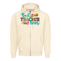 Sandshell best teacher ever Zipper Hoodie - BundleAndBundleShop