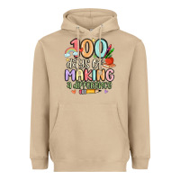 Mushroom 100 days of making a difference Heavyweight Hoodie - MaliasSmallBusiness