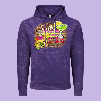 Salty Vibes Vintage Hoodie Designed By Zillion Design Studio