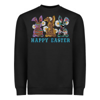 Black easter western bunnys happy easter Heavyweight Sweatshirt - RanaPortraitStore