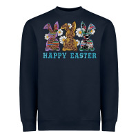 Navy easter western bunnys happy easter Heavyweight Sweatshirt - RanaPortraitStore