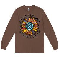 Chestnut blessed is the nation whose god is the lord Long Sleeve Tee - CowhideDigitalArt