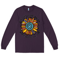 Plum blessed is the nation whose god is the lord Long Sleeve Tee - CowhideDigitalArt