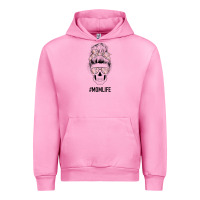 Fuchsia Pink Pink Flower Mom Skull Urban Hoodie - Bettercallsaul