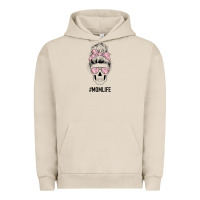 Pigment French Oak Pink Flower Mom Skull Urban Hoodie - Bettercallsaul
