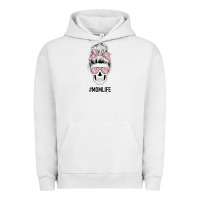 Pigment Lunar Rock Pink Flower Mom Skull Urban Hoodie - Bettercallsaul