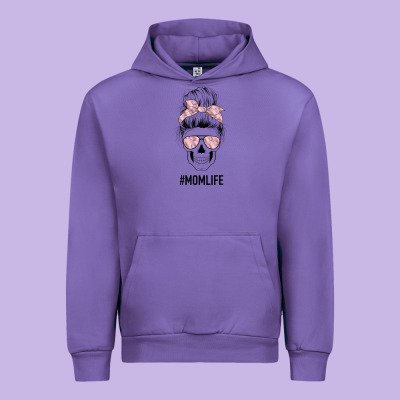 Pink Flower Mom Skull Urban Hoodie Designed By Bettercallsaul